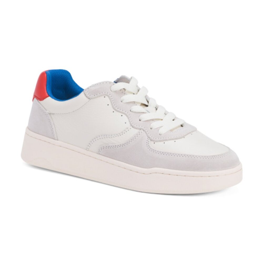 new Soludos Women's GENUINE  Leather Roma Sneaker  267 3M7T - Picture 4 of 7